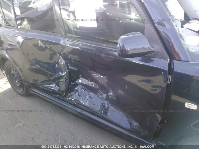 JTLKT324X64124087 - 2006 TOYOTA SCION XB მუქი ლურჯი ფოტო 6