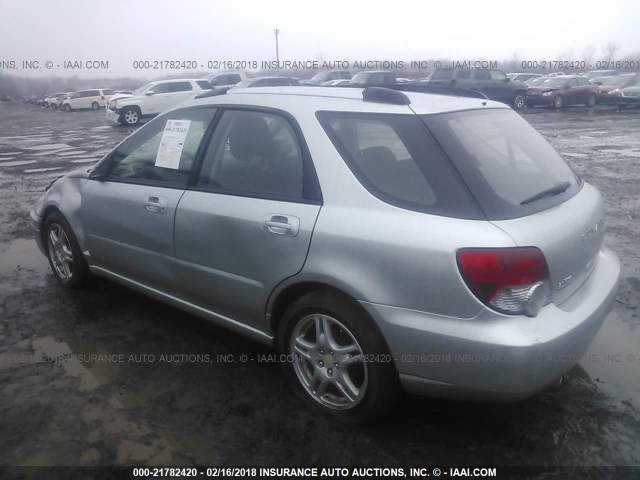 JF1GG67505H800004 - 2005 SUBARU IMPREZA RS SILVER photo 3