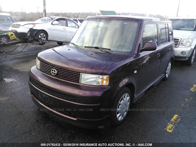 JTLKT334X64039457 - 2006 TOYOTA SCION XB ბურგუნდია ფოტო 2