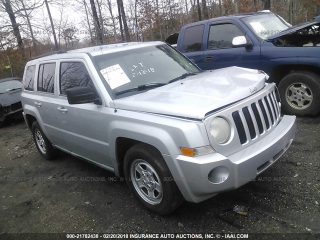 1J4NT2GB5AD558317 - 2010 JEEP PATRIOT SPORT SILVER photo 1