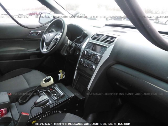 1FM5K8AR4EGB02374 - 2014 FORD EXPLORER POLICE INTERCEPTOR BLACK photo 5