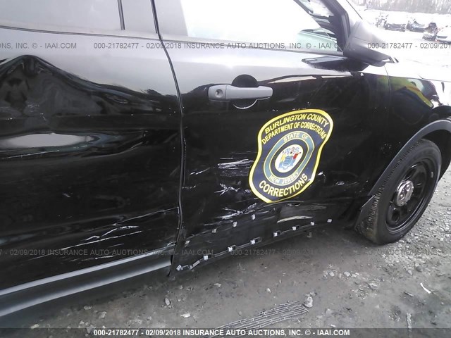 1FM5K8AR4EGB02374 - 2014 FORD EXPLORER POLICE INTERCEPTOR BLACK photo 6