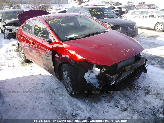 5NPD84LF8HH038236 - 2017 HYUNDAI ELANTRA SE/VALUE/LIMITED RED photo 1