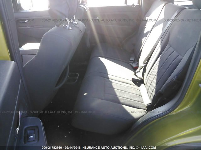 1C4PJMAK2CW187780 - 2012 JEEP LIBERTY SPORT Yaşıl foto 8