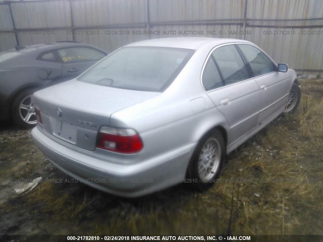 WBADT43412GZ95037 - 2002 BMW 525 I AUTOMATIC 银色 照片 4