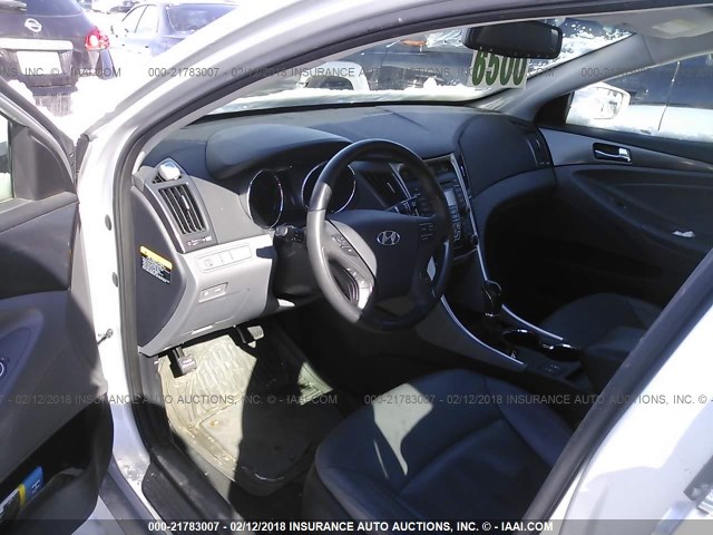 KMHEC4A41CA043424 - 2012 HYUNDAI SONATA HYBRID SILVER photo 5