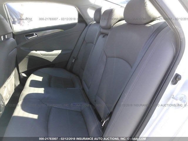 KMHEC4A41CA043424 - 2012 HYUNDAI SONATA HYBRID SILVER photo 8