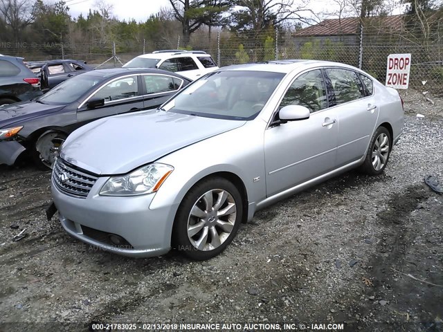 JNKAY01E77M302961 - 2007 INFINITI M35 SPORT SILVER photo 2