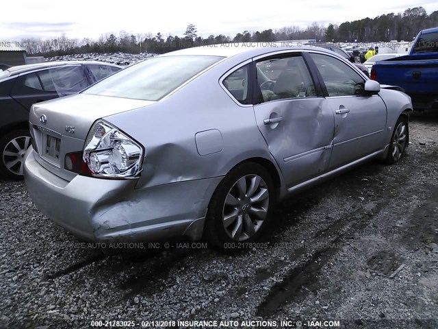 JNKAY01E77M302961 - 2007 INFINITI M35 SPORT SILVER photo 4