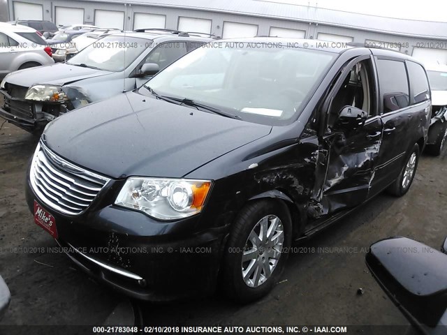 2C4RC1BG5DR605786 - 2013 CHRYSLER TOWN & COUNTRY TOURING BLUE photo 2