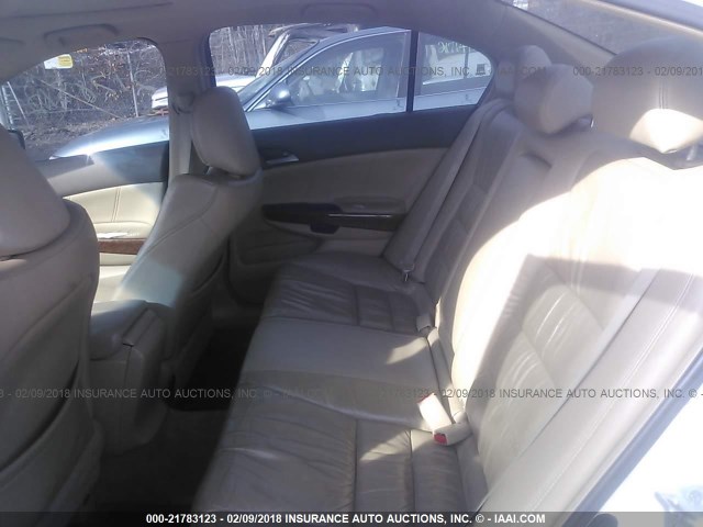 1HGCP36848A018757 - 2008 HONDA ACCORD EXL WHITE photo 8