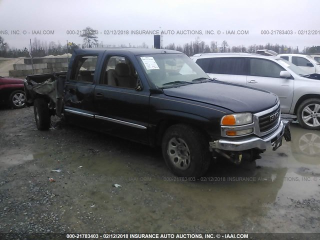 2GTEC13V561204316 - 2006 GMC NEW SIERRA C1500 Dark Blue photo 1