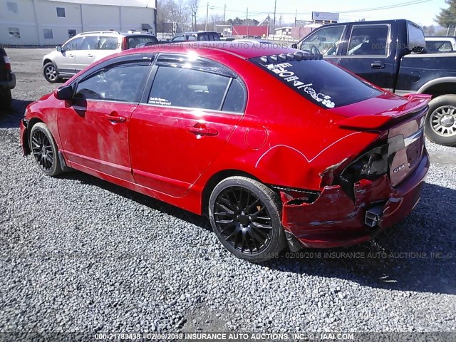 2HGFA55549H705158 - 2009 HONDA CIVIC SI RED photo 6