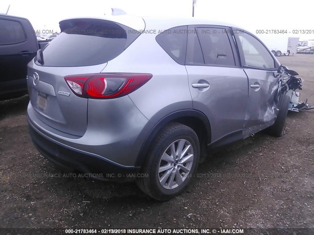 JM3KE2CY1E0329280 - 2014 MAZDA CX-5 TOURING GRAY photo 4