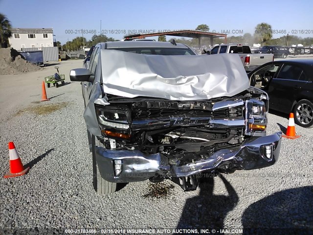 1GCRCREC9HZ146328 - 2017 CHEVROLET SILVERADO C1500 LT SILVER photo 6