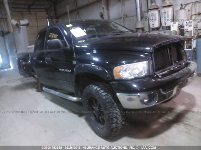 1D7HU18D43S341100 - 2003 DODGE RAM 1500 ST/SLT BLACK photo 1