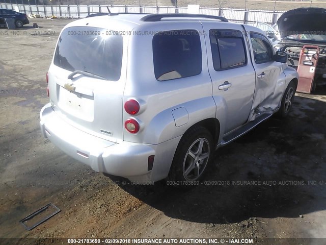 3GNBAADB2AS555217 - 2010 CHEVROLET HHR LS SILVER photo 4