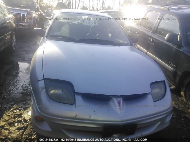 1G2JB524817124641 - 2001 PONTIAC SUNFIRE SE SILVER photo 6