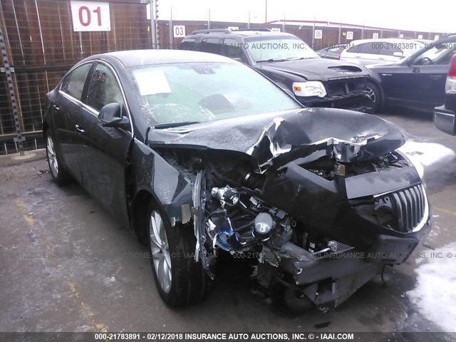 2G4GK5EXXF9264803 - 2015 BUICK REGAL GRAY photo 1