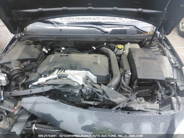 2G4GK5EXXF9264803 - 2015 BUICK REGAL GRAY photo 10