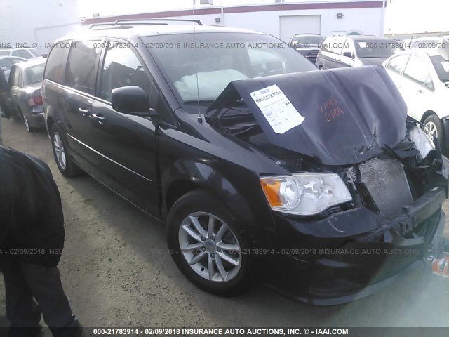 2C4RDGCG6DR684996 - 2013 DODGE GRAND CARAVAN SXT BLACK photo 1