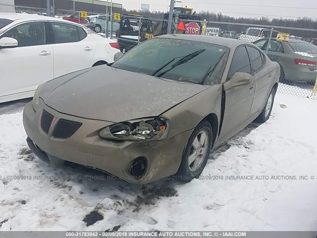 2G2WP552161308812 - 2006 PONTIAC GRAND PRIX GOLD photo 2