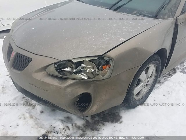 2G2WP552161308812 - 2006 PONTIAC GRAND PRIX GOLD photo 6