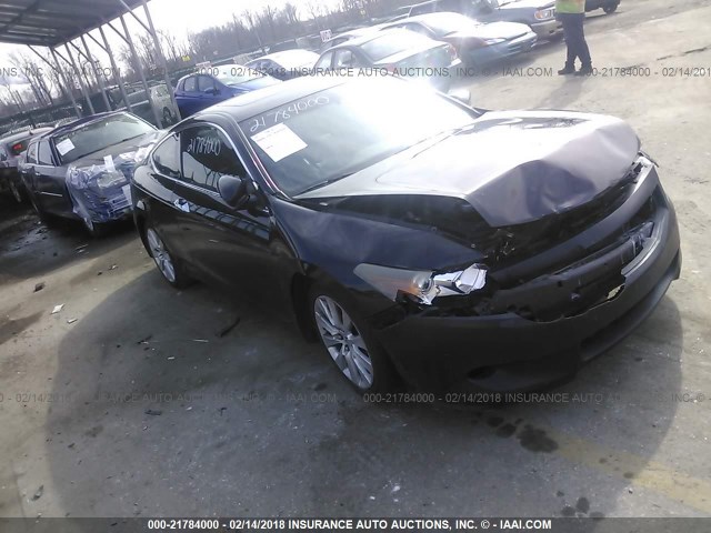 1HGCS2B88AA009385 - 2010 HONDA ACCORD EXL BLACK photo 1