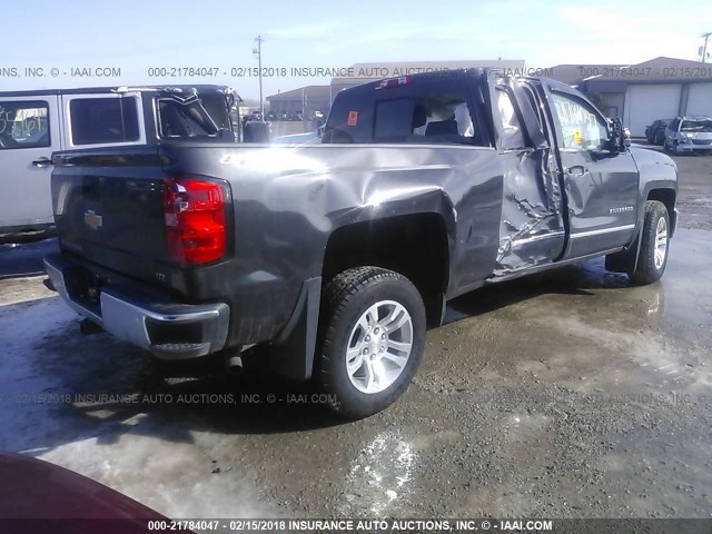 1GCVKSEC7FZ262312 - 2015 CHEVROLET SILVERADO K1500 LTZ GRAY photo 4