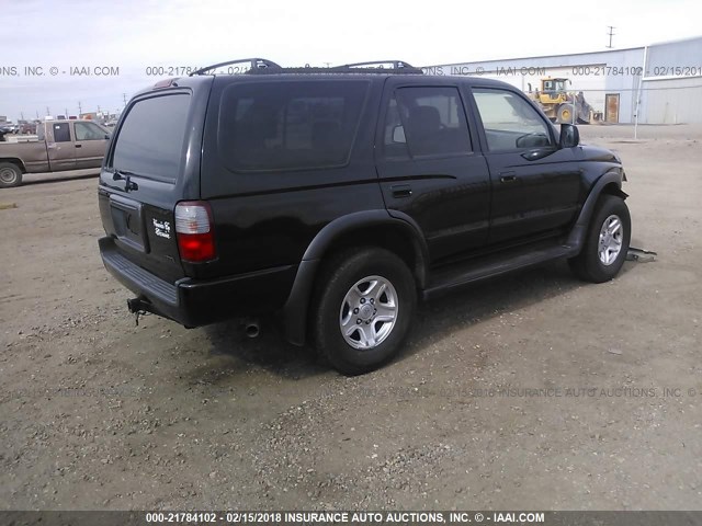 JT3GN86R0X0117290 - 1999 TOYOTA 4RUNNER SR5 BLACK photo 4