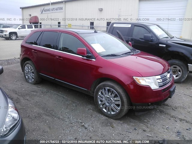 2FMDK3KC2ABA45800 - 2010 FORD EDGE LIMITED RED photo 1