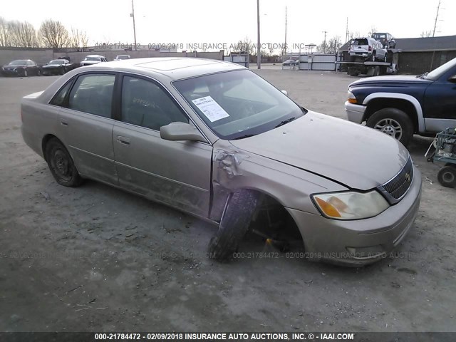 4T1BF28B92U235688 - 2002 TOYOTA AVALON XL/XLS TAN photo 1