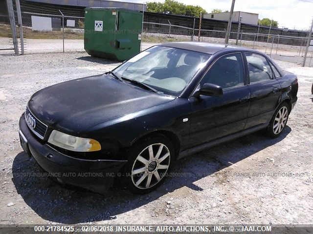 WAUDC68D61A147788 - 2001 AUDI A4 1.8T QUATTRO BLACK photo 2