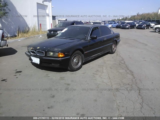 WBAGJ8327WDM15158 - 1998 BMW 740 IL BLACK photo 2