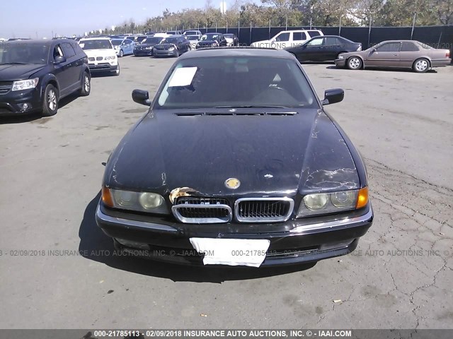 WBAGJ8327WDM15158 - 1998 BMW 740 IL BLACK photo 6