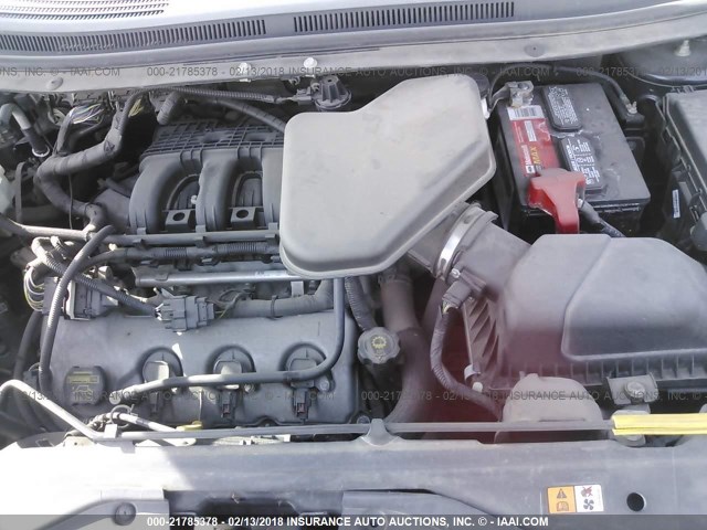 2FMDK36CX9BA76301 - 2009 FORD EDGE SE Сірий фото 10