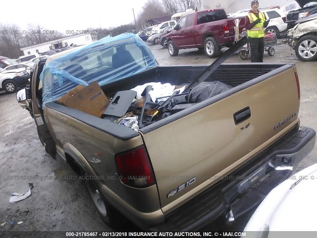 1GCCS1446Y8136155 - 2000 CHEVROLET S TRUCK S10 BEIGE photo 3