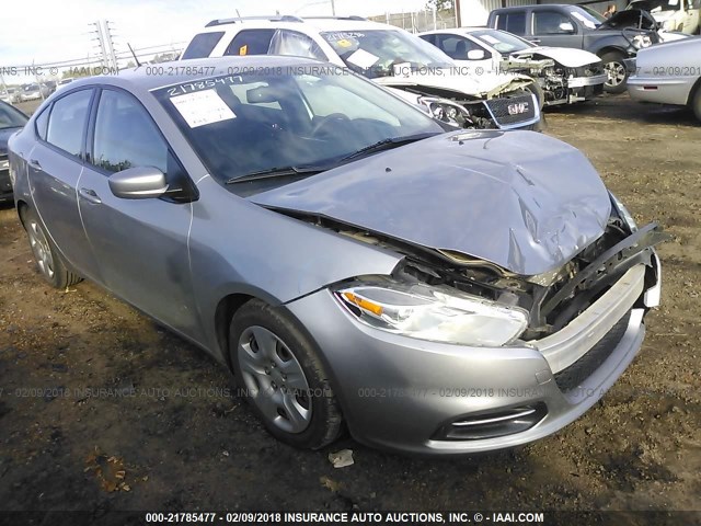 1C3CDFAA0ED767699 - 2014 DODGE DART SE SILVER photo 1