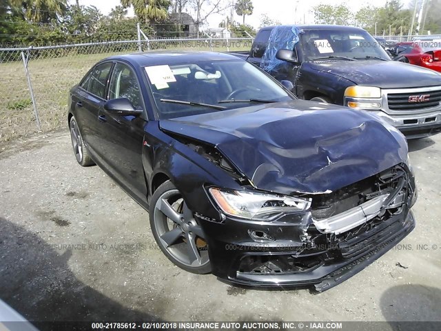 WAUHGAFC9FN030449 - 2015 AUDI A6 PRESTIGE შავი ფოტო 1