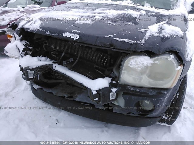 1J4GR48K56C328324 - 2006 JEEP GRAND CHEROKEE LAREDO/COLUMBIA/FREEDOM 黑色 照片 6