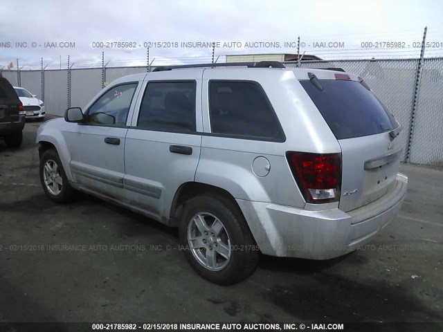 1J4GR48K25C588016 - 2005 JEEP GRAND CHEROKEE LAREDO/COLUMBIA/FREEDOM 银色 照片 3
