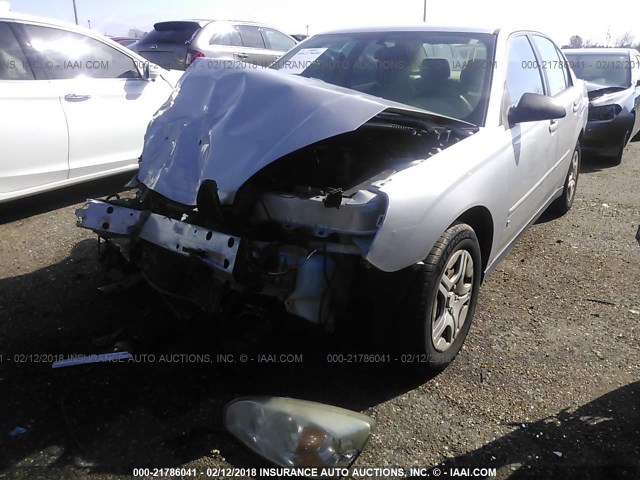 1G1ZS51F76F141812 - 2006 CHEVROLET MALIBU LS ვერცხლისფერი ფოტო 2