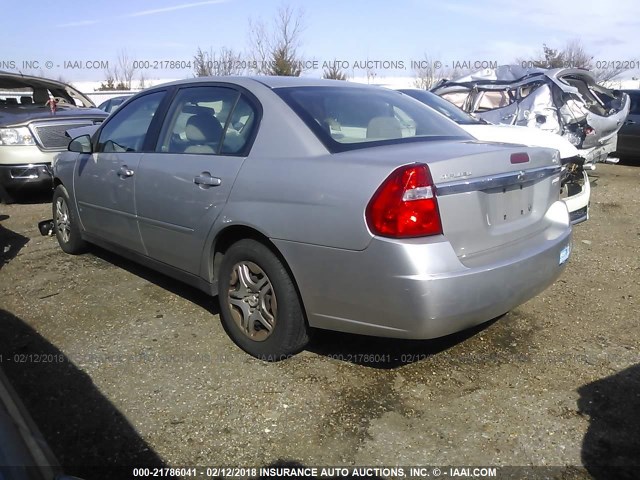1G1ZS51F76F141812 - 2006 CHEVROLET MALIBU LS ვერცხლისფერი ფოტო 3