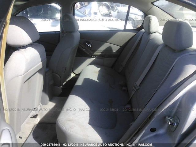 1G1ZS51F76F141812 - 2006 CHEVROLET MALIBU LS ვერცხლისფერი ფოტო 8