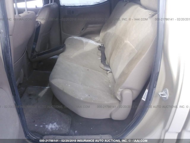 5TEHN72N93Z240285 - 2003 TOYOTA TACOMA DOUBLE CAB 金色 照片 8
