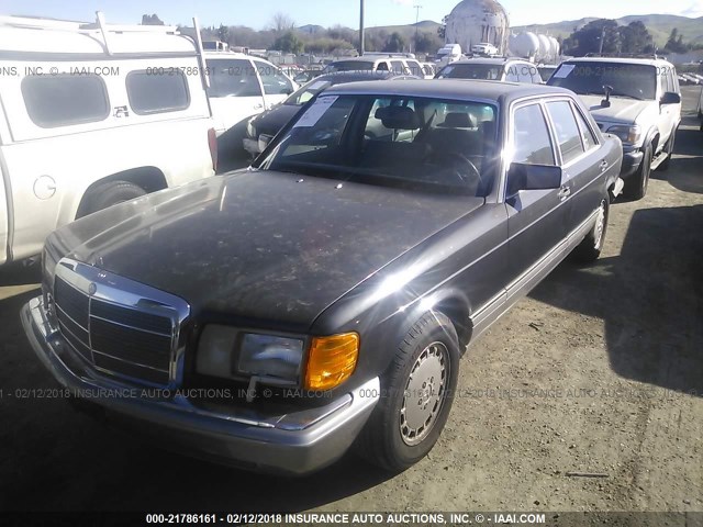 WDBCA25D5JA411907 - 1988 MERCEDES-BENZ 300 SEL BLACK photo 2