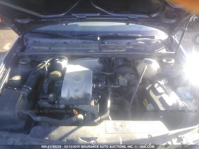 3VWDC21V21M815083 - 2001 VOLKSWAGEN CABRIO GLX MAROON photo 10