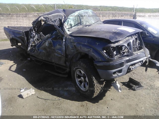 5TEHN72N12Z079820 - 2002 TOYOTA TACOMA DOUBLE CAB შავი ფოტო 1