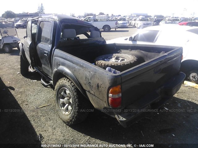 5TEHN72N12Z079820 - 2002 TOYOTA TACOMA DOUBLE CAB შავი ფოტო 3