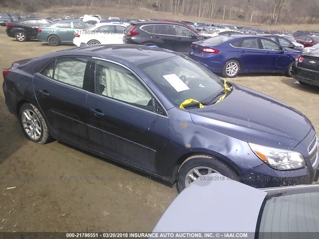1G11C5SA7DF321611 - 2013 CHEVROLET MALIBU 1LT BLUE photo 1